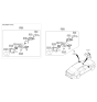 Diagram for Kia Mirror Actuator - 876223F600
