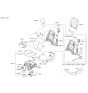 Diagram for Kia K900 Seat Cover - 883603T650KCF