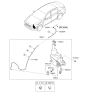 Diagram for 2015 Kia K900 Washer Reservoir - 986103T000