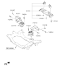 Diagram for Kia K900 Engine Mount - 218153M150