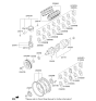 Diagram for Kia K900 Crankshaft - 231103F400