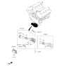 Diagram for Kia K900 Oil Cooler - 264103F000