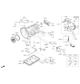 Diagram for Kia K900 Transfer Case Mount - 459314E000