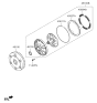 Diagram for Kia K900 Torque Converter - 451004E033