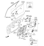 Diagram for 2016 Kia K900 Window Motor - 824503T000