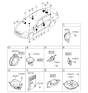 Diagram for 2017 Kia K900 Car Speakers - 963803T000