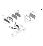 Diagram for Kia Cadenza Car Speakers - 96390F6600