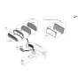 Diagram for 2020 Kia Cadenza Speedometer - 94041F6011