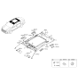 Diagram for 2020 Kia Cadenza Sun Visor - 85201F6090GYT