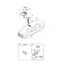 Diagram for 2020 Kia Cadenza Dome Light - 92880F6000GYT