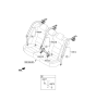 Diagram for Kia Cadenza Seat Belt - 89830F6500GYT