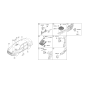 Diagram for Kia Cadenza Air Bag Control Module - 95910F6900