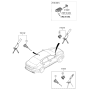 Diagram for Kia Cadenza Car Key - 81996F6600