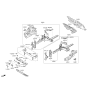 Diagram for 2020 Kia Cadenza Hood Latch - 81130F6500