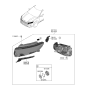 Diagram for 2020 Kia Cadenza Headlight - 92102F6530