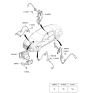 Diagram for 2020 Kia Cadenza ABS Control Module - 58910F6330