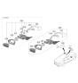 Diagram for 2020 Kia Cadenza Car Mirror - 87610F6740