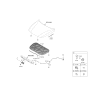 Diagram for Kia Cadenza Lift Support - 81161F6500