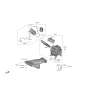 Diagram for 2020 Kia Cadenza Air Intake Coupling - 28210F6510