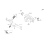 Diagram for Kia Cadenza Car Key - 95440F6510