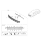 Diagram for 2020 Kia Cadenza Emblem - 86310F6510