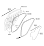 Diagram for 2022 Kia Rio Door Seal - 83130H9300