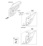 Diagram for 2021 Kia Rio Power Window Switch - 93576H8000