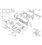 Diagram for Kia Steering Column Cover - 84855H9000WK