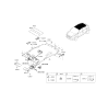 Diagram for 2020 Kia Rio Sun Visor - 85220H9000BF3