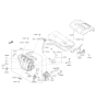 Diagram for Kia Intake Manifold Actuator - 283222B670
