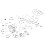 Diagram for 2020 Kia Rio Engine Cover - 292402B150