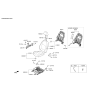 Diagram for 2019 Kia Rio Air Bag Control Module - 88920H9501