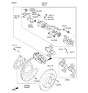 Diagram for Kia Rio Brake Caliper - 58311H9A10
