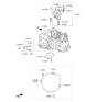 Diagram for 2020 Kia Rio Transfer Case Mount - 4317626201