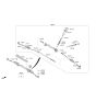 Diagram for Kia Rio Tie Rod End - 56825H8000