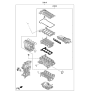 Diagram for 2018 Kia Rio Cylinder Head Gasket - 209202MK00