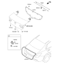 Diagram for Kia Rio Tailgate Lock - 81230H9030