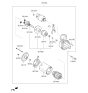 Diagram for 2018 Kia Rio Starter Motor - 361002B804