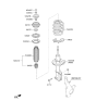 Diagram for Kia Rio Shock Absorber - 54660H9000