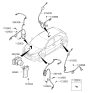 Diagram for 2020 Kia Rio ABS Pump And Motor Assembly - 58920H9220