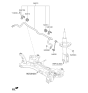 Diagram for 2022 Kia Rio Sway Bar Link - 54830H8000