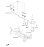 Diagram for 2018 Kia Rio Sway Bar Kit - 54810H9000