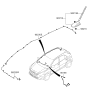 Diagram for 2018 Kia Rio Antenna Cable - 96595H8000