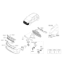 Diagram for 2019 Kia Rio Fog Light - 92201H9100