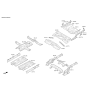 Diagram for 2022 Kia Rio Floor Pan - 65110H9000