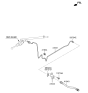 Diagram for Kia Rio Hydraulic Hose - 41631F9100