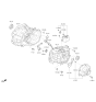 Diagram for Kia Bellhousing - 4311526201