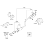 Diagram for 2019 Kia Rio Muffler - 28605H9200