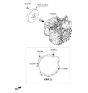 Diagram for 2020 Kia Rio Transmission Assembly - 450002F410