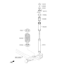 Diagram for Kia Forte Coil Spring Insulator - 55370F2000